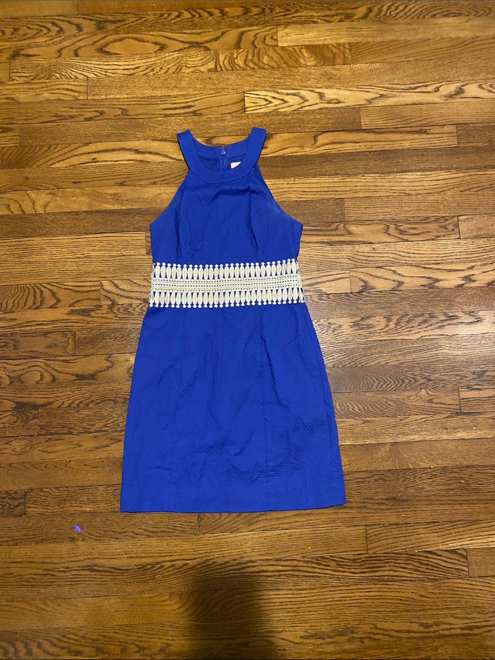 Lilly Pulitzer Royal Blue Dress with Pink Label Size 0